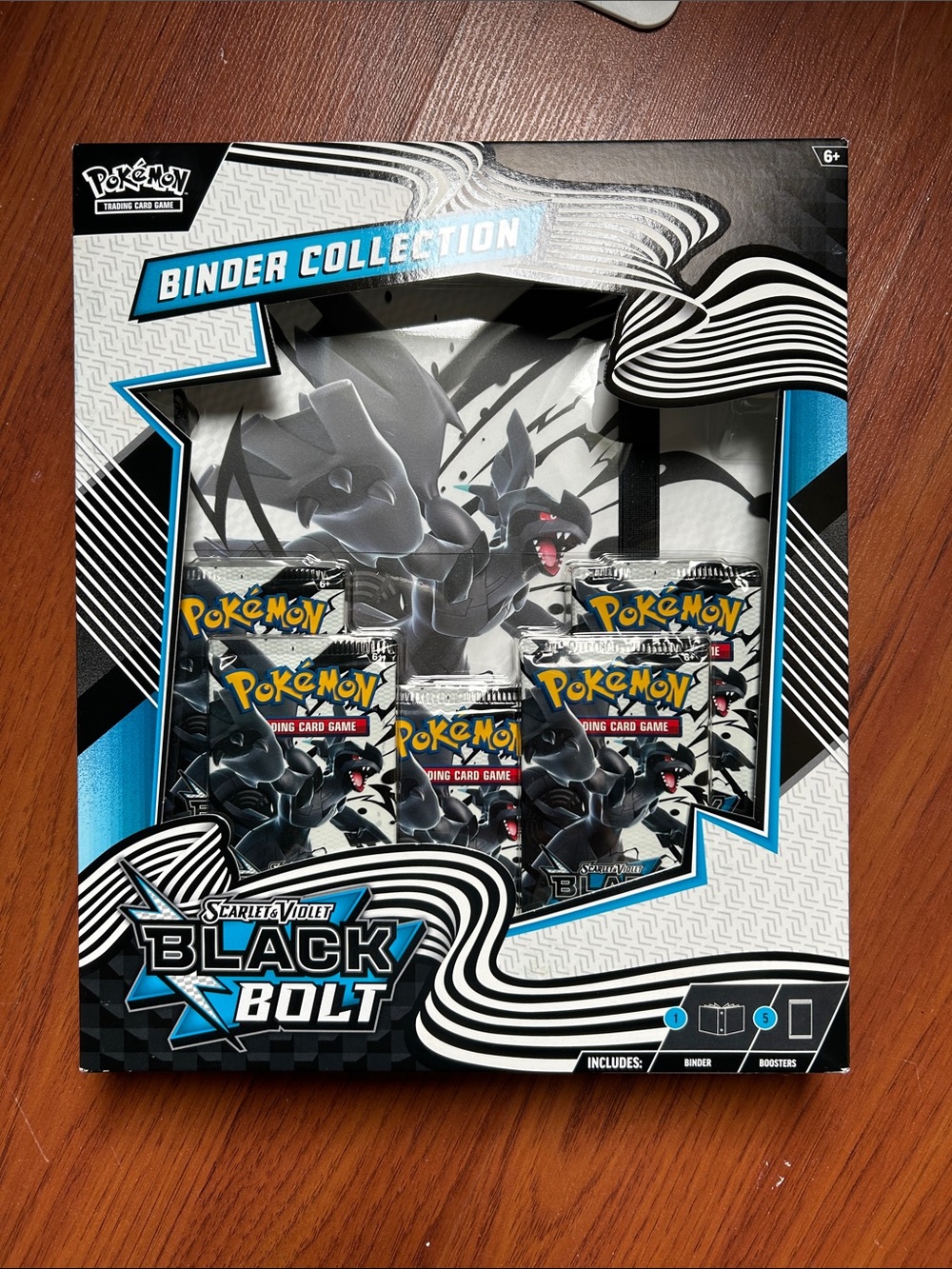 Black Bolt Binder Collection - Black & Blue
